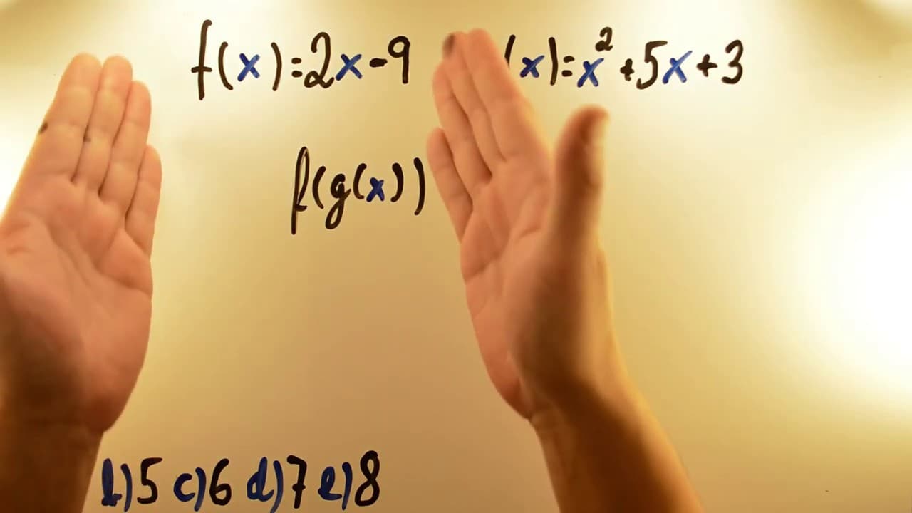 Thumbnail: Clássica DISFARÇADA FUVEST 2011 - Matemática 21 - Equação da Função Composta - 1ª Fase - Aulas A+