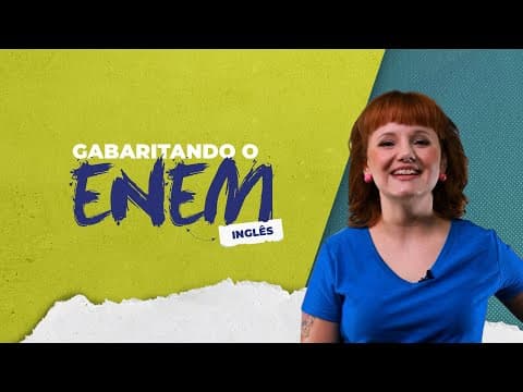 Thumbnail da aula: GABARITANDO O INGLÊS NO ENEM – Aulão inFlux
