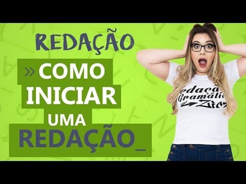 Thumbnail da aula: 7 DICAS PARA COMEÇAR A REDAÇÃO - Profa.Pamba