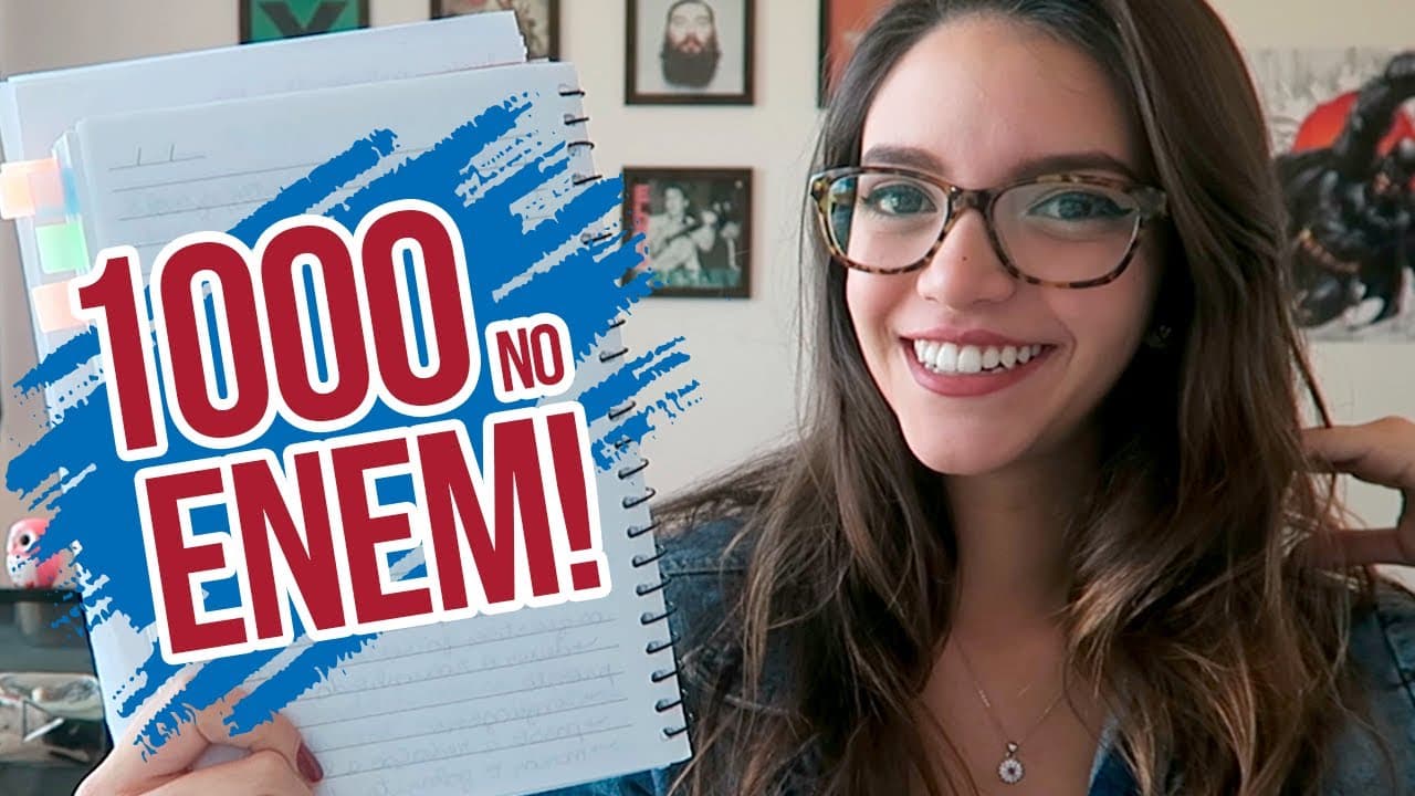 Thumbnail: COMO FAZER REDAÇÃO MODELO ENEM