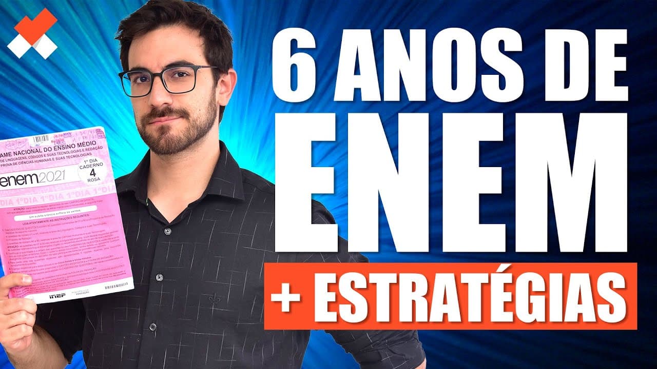 Thumbnail: MINHA EVOLUÇÃO DE NOTAS NO ENEM (2016 - 2021) | Umberto Mannarino