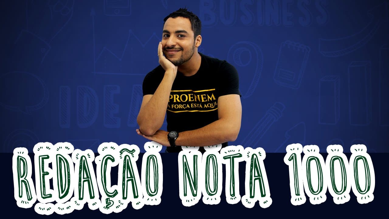 Thumbnail: Redação - Como receber o tema da prova