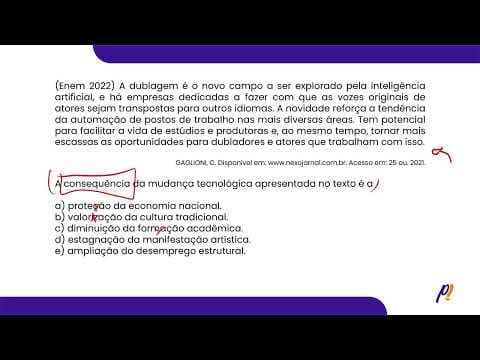 Thumbnail da aula: ENEM 2022 - Do meio natural ao espaço da Globalização | A dublagem é o novo campo a ser explorado...