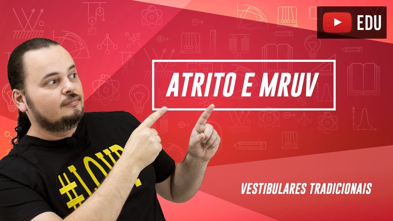 Thumbnail: Dinâmica | Atrito cinético | MRU (movimento retilineo e uniforme) | ENEM e vestibulares