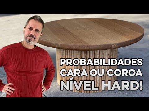 Thumbnail da aula: Probabilidades de cara ou coroa na mesa redonda: uma lindeza de problema! [Horizontal]