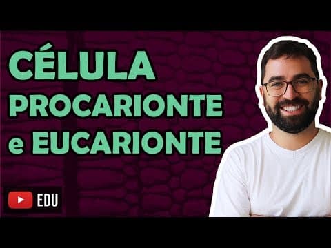 Thumbnail da aula: Célula Procarionte e Eucarionte | 🔴 Aula nova sobre este assunto na descrição