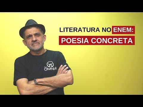 Thumbnail da aula: Literatura no Enem: Poesia Concreta - Brasil Escola