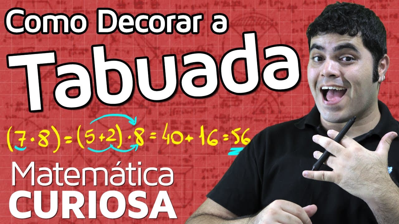 Thumbnail: COMO DECORAR A TABUADA? Propriedade Distributiva! | Matemática Rio