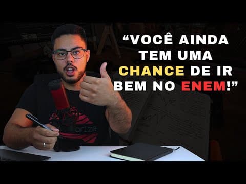 Thumbnail da aula: 😰 Não Estudou para o ENEM 2024? Estratégias de Salvação!