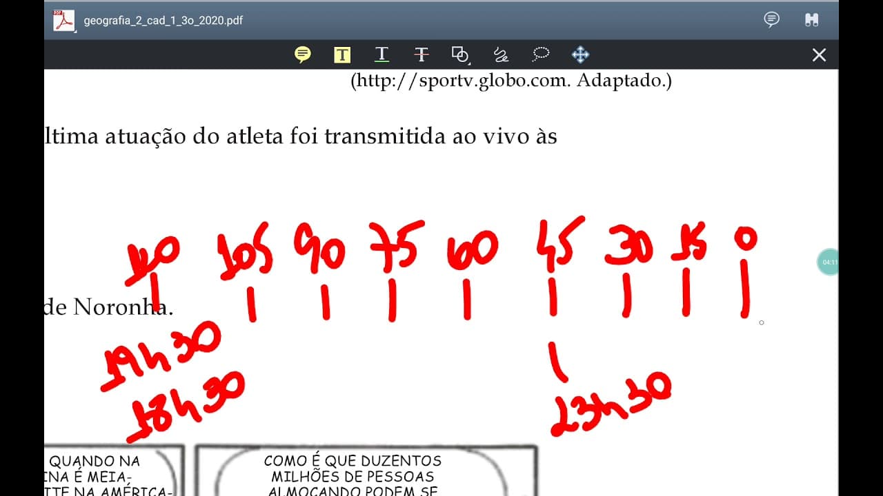 Thumbnail: Resolução- Fusos horários - módulos 2 e 3 -geografia 2- prof. Filipe  (sabin med)