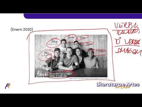 Thumbnail da aula: ENEM 2020 - Teoria Literária | Nessa campanha publicitária, a imagem da família e o texto verbal