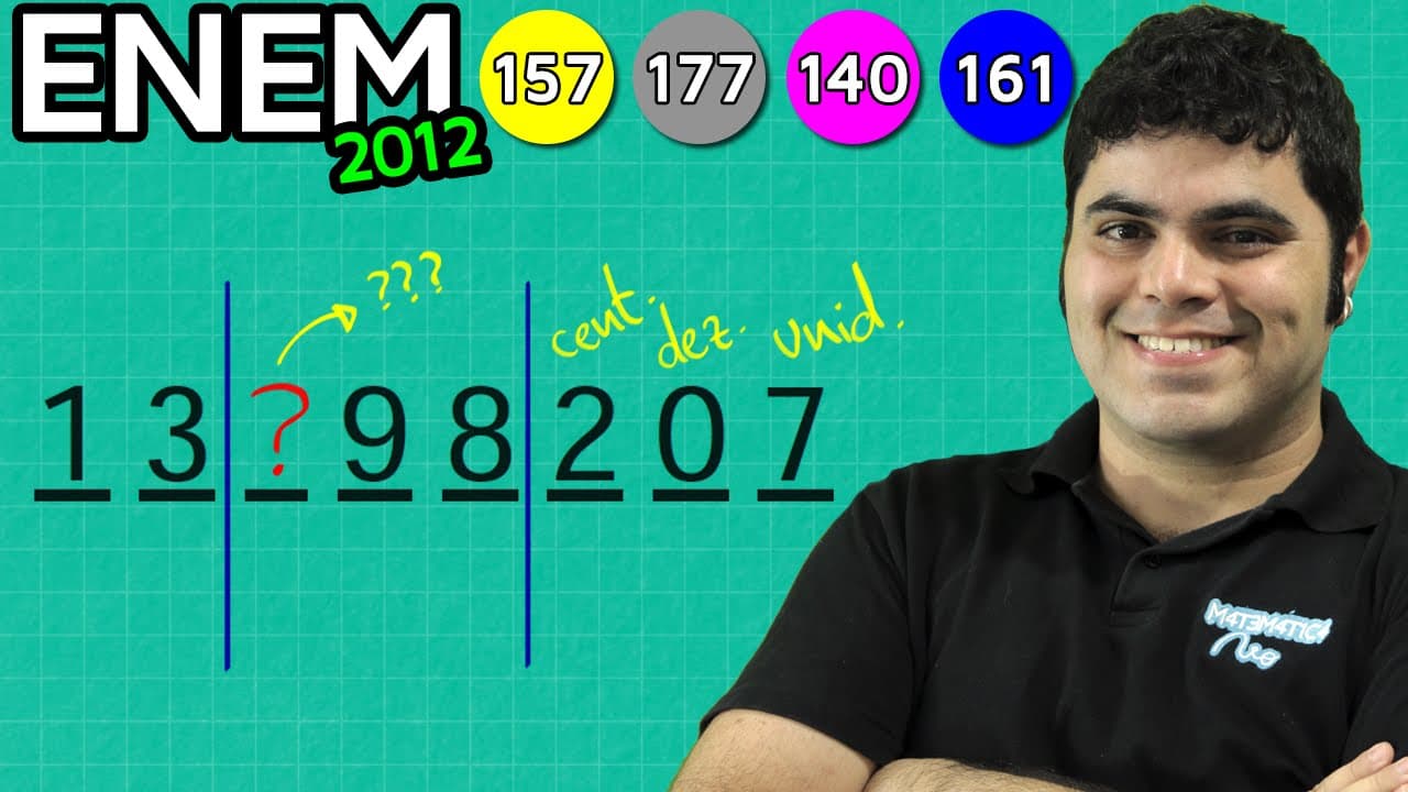 Thumbnail: ENEM 2012 Matemática #26 - Sistema de Numeração Decimal