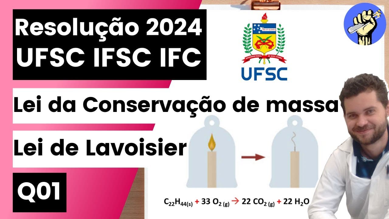 Thumbnail: ✏️UFSC 2024 | Há 280 anos nascia em Paris, França, Antoine Lavoisier, um experimentalista meticuloso