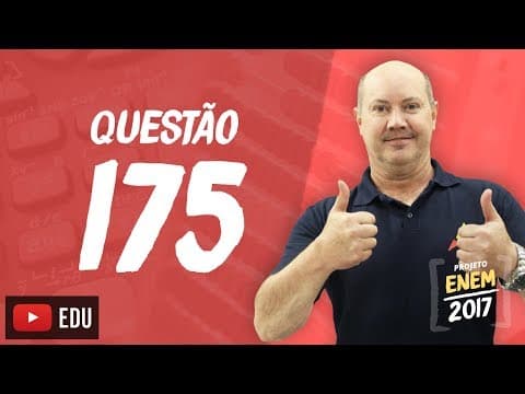 Thumbnail da aula: Enem 2016 - Matemática | Questão 175 (Caderno Rosa)