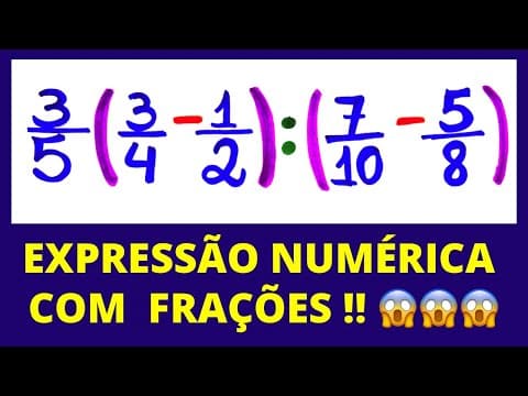 Thumbnail da aula: 😫 PARE AGORA DE SOFRER COM FRAÇÕES!! VEM APRENDER COMIGO!!