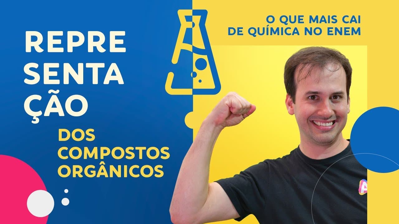 Thumbnail: Fórmula LINHA (Bond Line), CONDENSADA, Fórmula ESTRUTURAL e Molecular: como REPRESENTAR os compostos