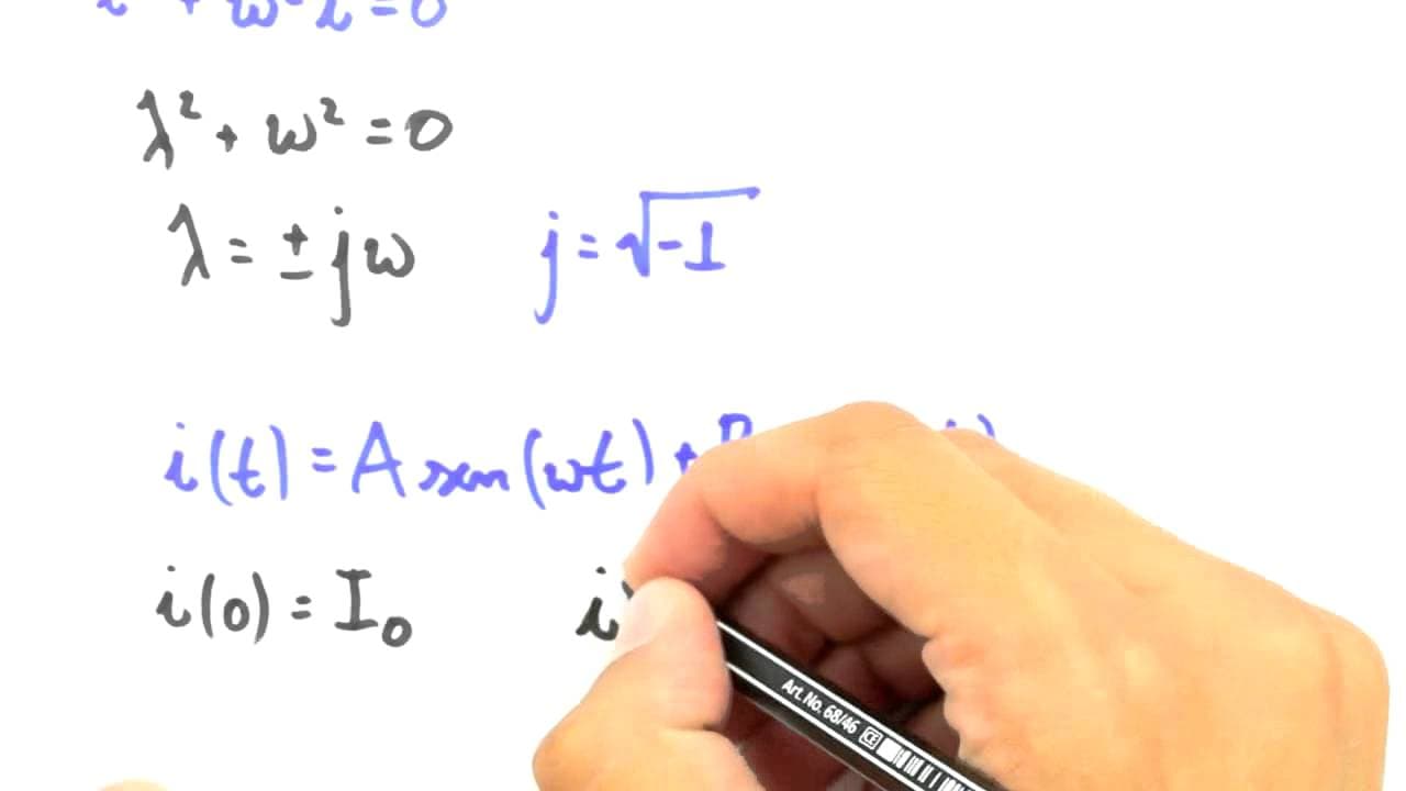 Thumbnail: Me Salva! RLC23 - Circuito LC - Equação Diferencial