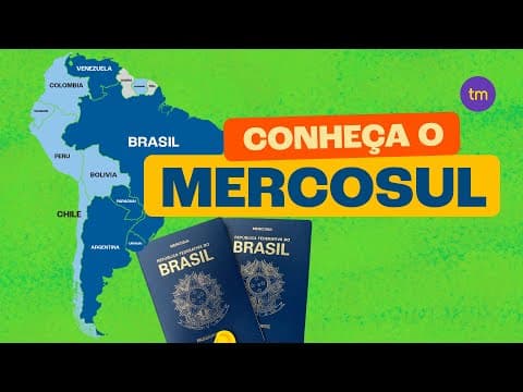 Thumbnail da aula: Conheça o MERCOSUL | Blocos Econômicos