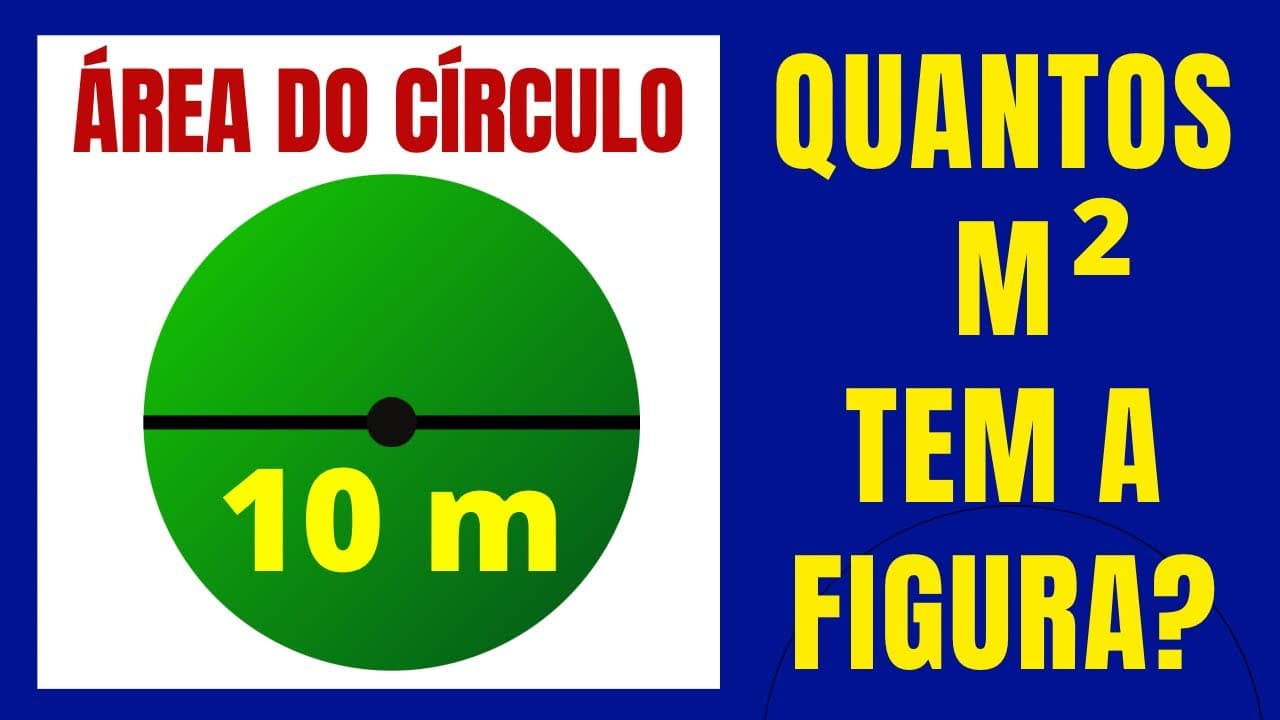 Thumbnail: SABE CALCULAR ÁREA DE FIGURA REDONDA??? ÁREA DO CÍRCULO!!!