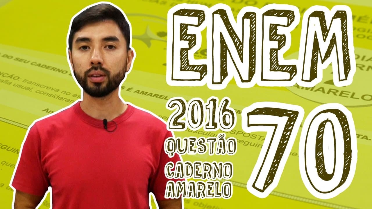 Thumbnail: ENEM - Questão 70 (Caderno Amarelo)