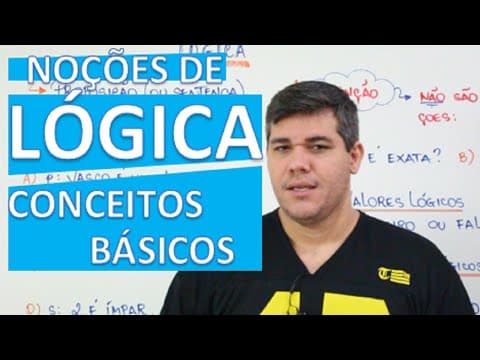 Thumbnail da aula: LÓGICA: PROPOSIÇÕES, VALOR LÓGICO, PRINCÍPIOS LÓGICOS  E NEGAÇÃO