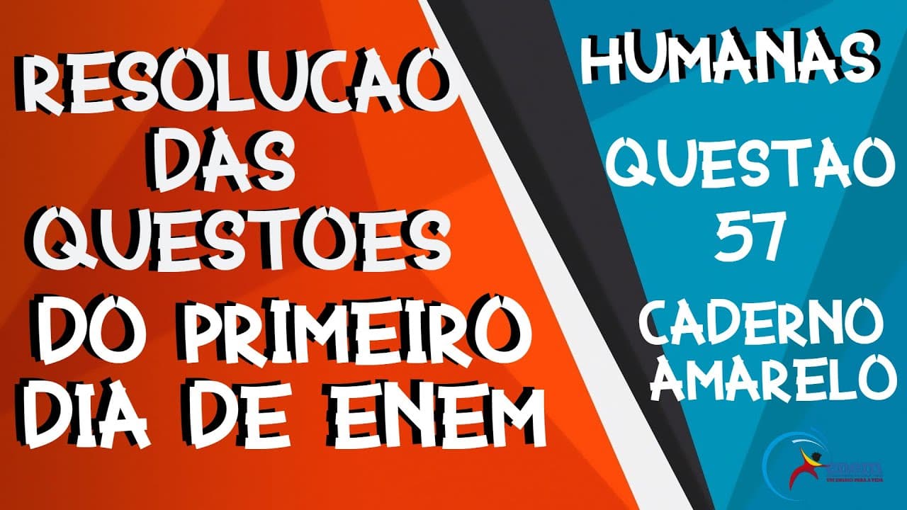 Thumbnail: ENEM 2020 | Ciências Humanas | Questão 57 - Caderno Amarelo | A arte pré-histórica africana foi