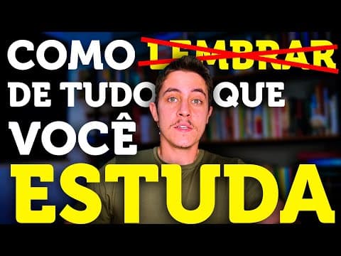 Thumbnail da aula: Memorizar é diferente de pensar