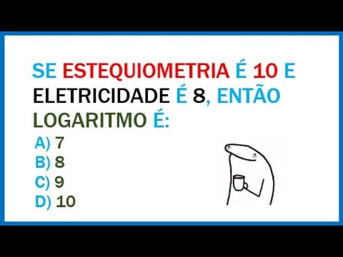 Thumbnail da aula: 🔥 SÓ PARA GÊNIOS!! Quase ninguém acerta esta questão!!