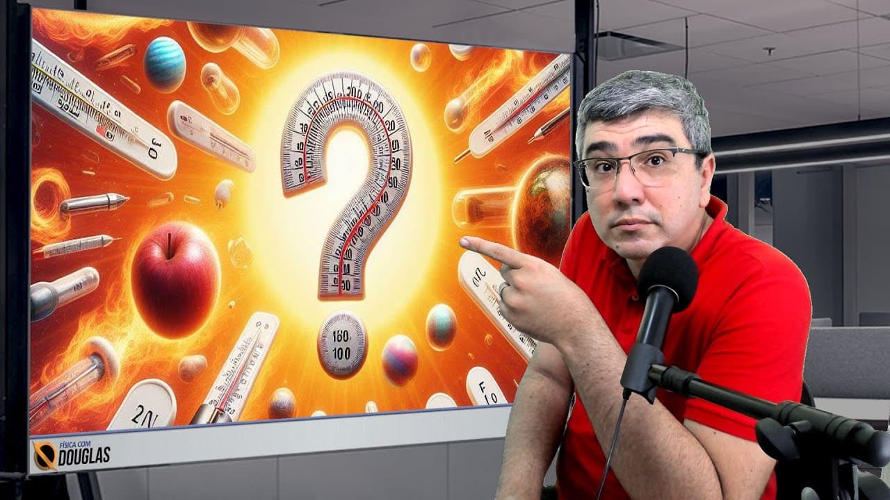 Thumbnail: A MELHOR ESCALA DO MUNDO É FAHRENHEIT.   Escalas de temperatura arbitrárias: Celsius e Fahrenheit