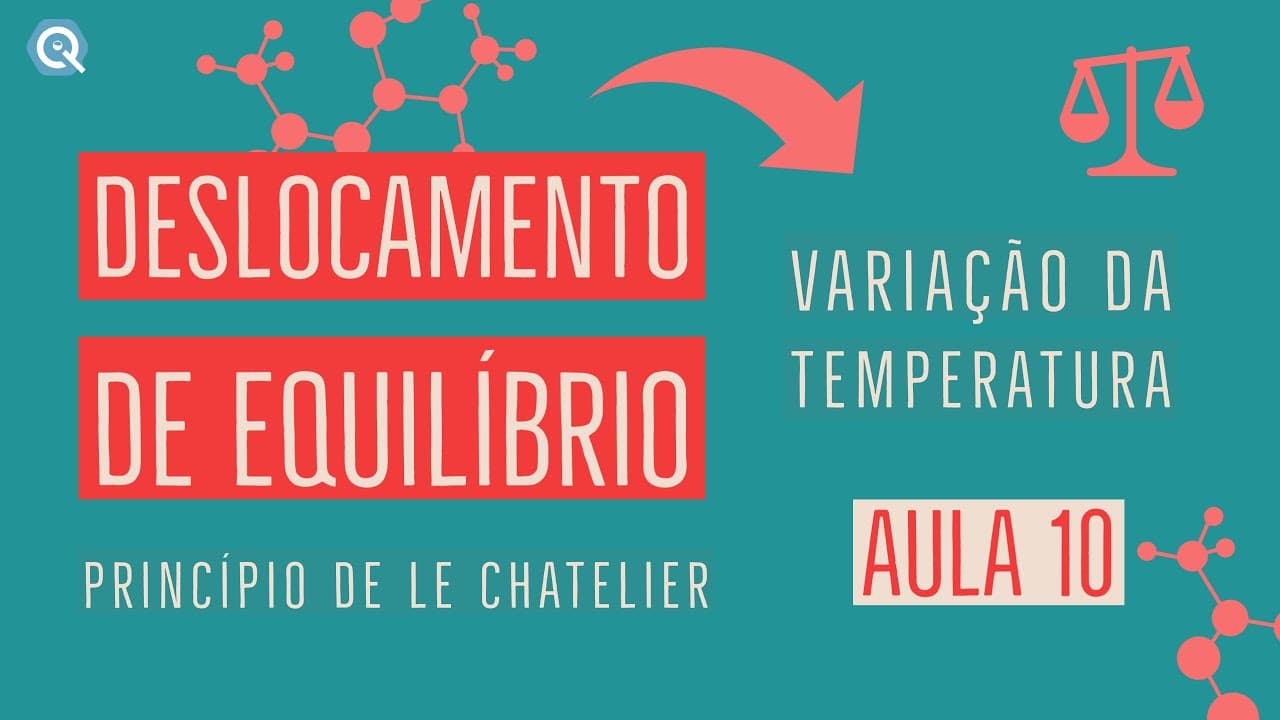 Thumbnail: Deslocamento de Equilíbrio em função da temperatura | Equilíbrio Químico | Le Chatelier | Aula 10