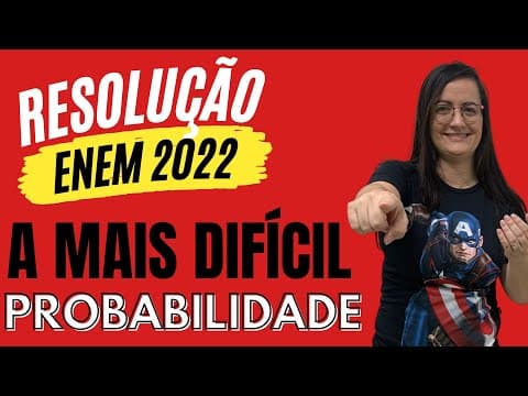 Thumbnail da aula: ENEM 2022 - Q141 (Caderno Azul) - Em um jogo de bingo, as cartelas contêm16 quadrículas dispostas