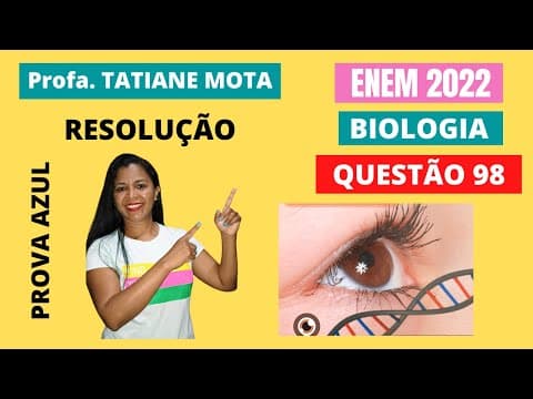 Thumbnail da aula: ✅[ENEM 2022] # BIOLOGIA # QUESTÃO 98 – TERAPIA GÊNICA - A Agência Nacional de Vigilância Sanitária