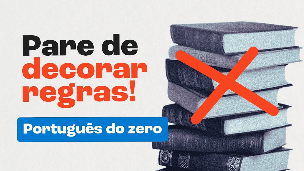 Thumbnail: Como aprender PORTUGUÊS do ZERO - Guia completo