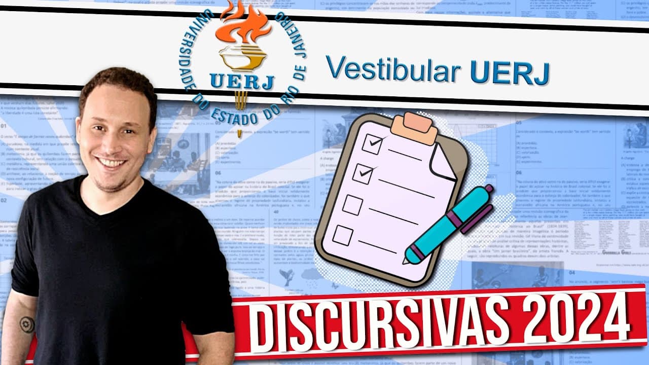 Thumbnail: COMO IR BEM EM HISTÓRIA NA UERJ DISCURSIVA 2024