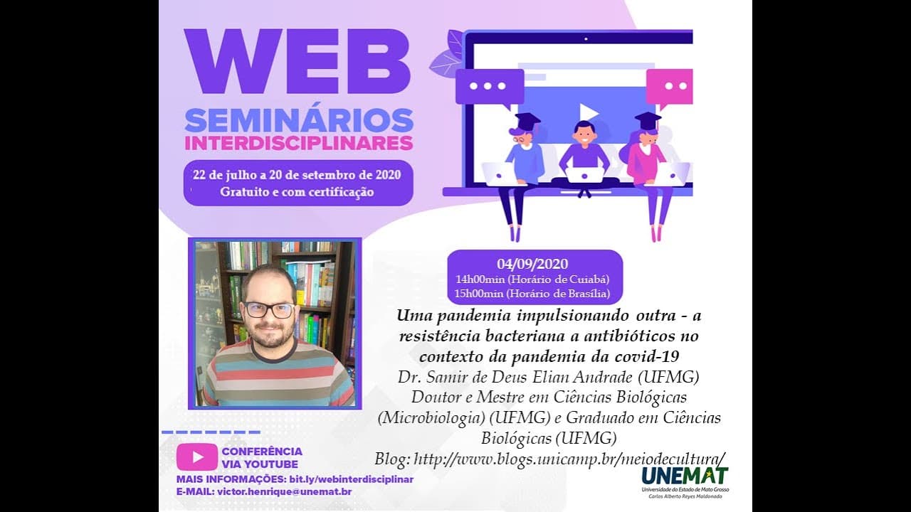 Thumbnail: A resistência bacteriana a antibióticos no contexto da pandemia da covid-19