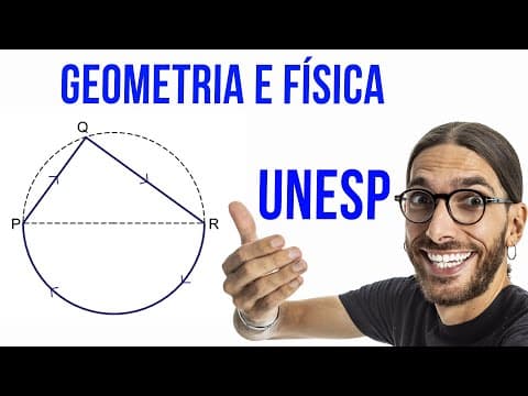 Thumbnail da aula: Unesp 2023: Questão do triângulo retângulo com Física!