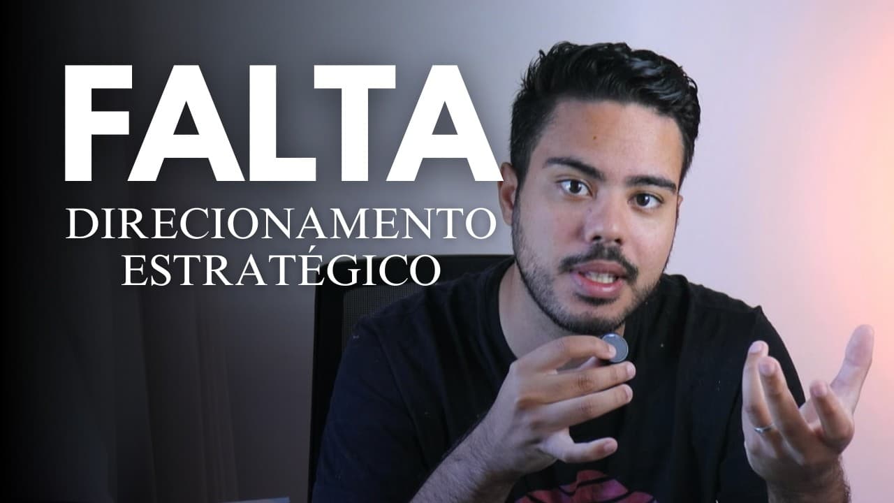 Thumbnail: O problema não é estudar. É não saber o que estudar.