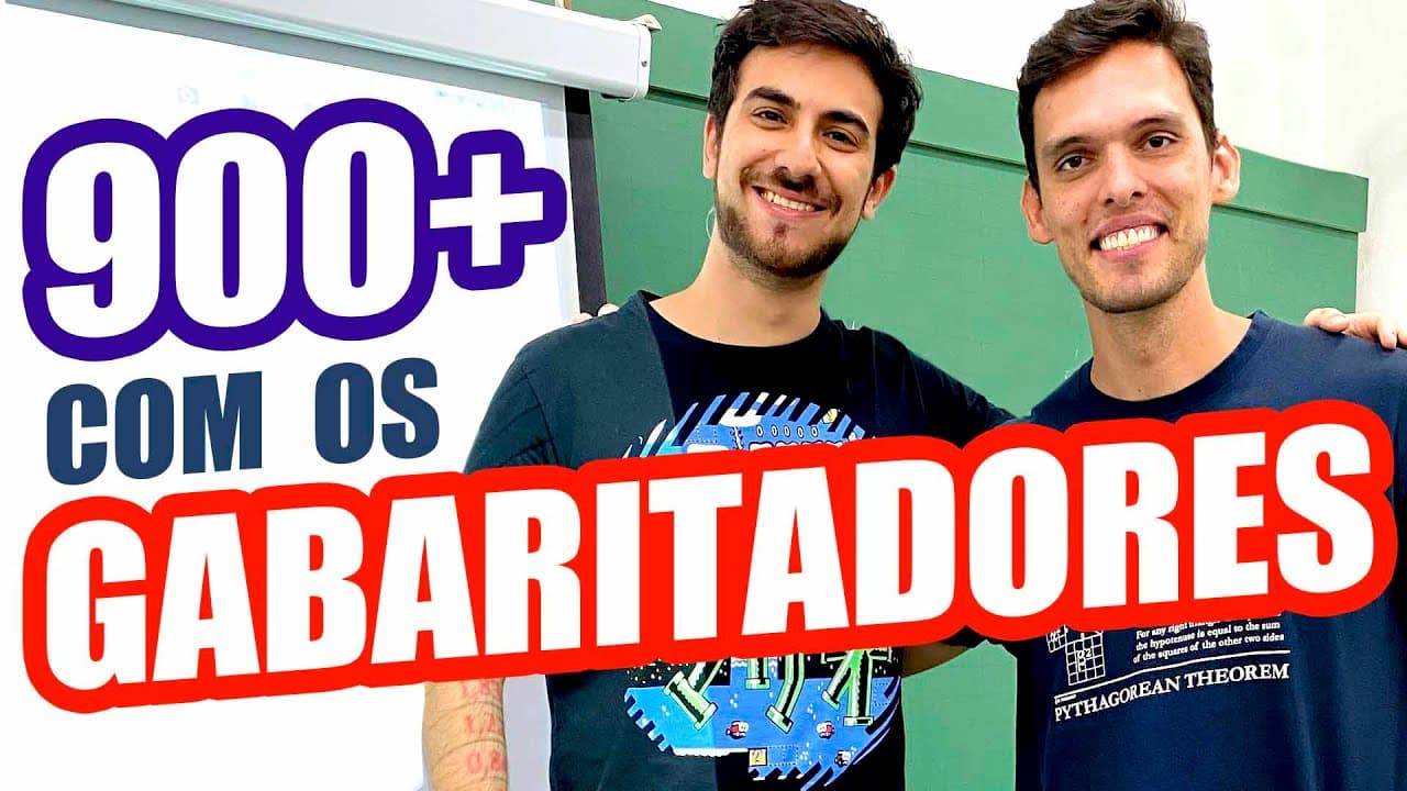Thumbnail: OS SEGREDOS DO 900+ EM MATEMÁTICA NO ENEM