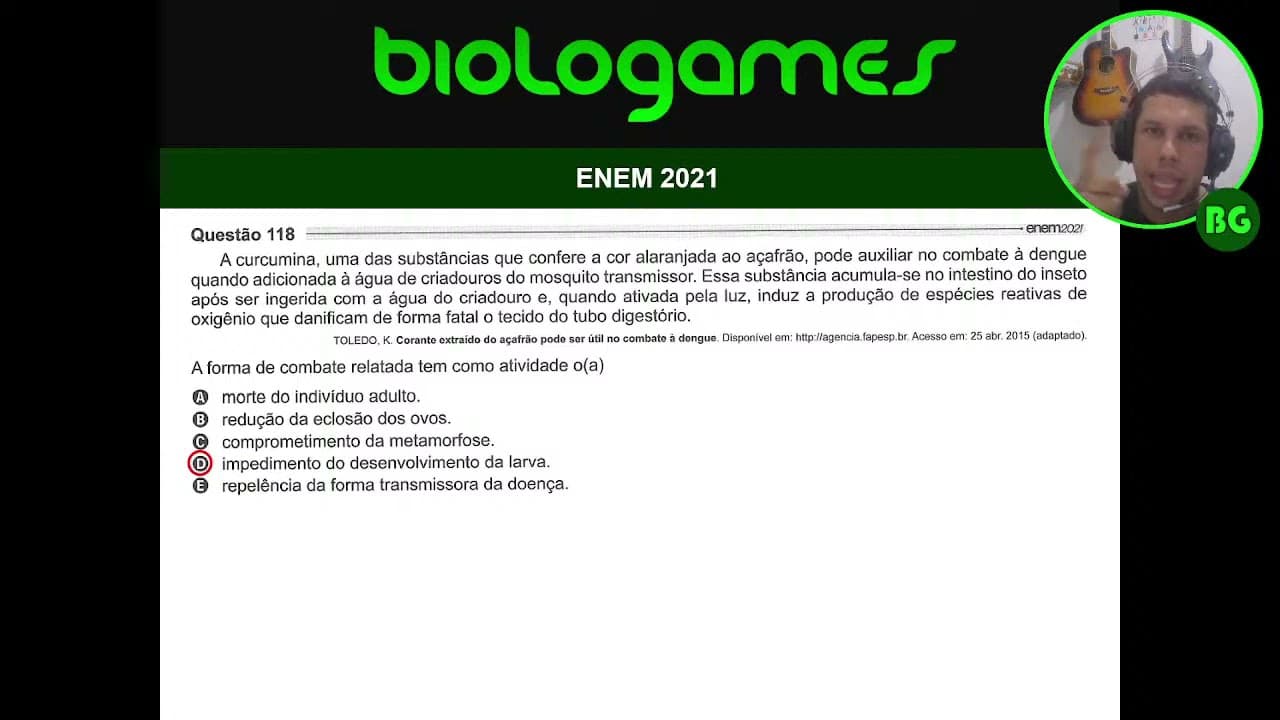 Thumbnail: ENEM 2021 - PROVA AZUL - Questão 118