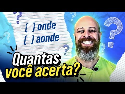 Thumbnail da aula: Mais questões de gramática no nosso TESTE SURPRESA #2 | Professor Noslen
