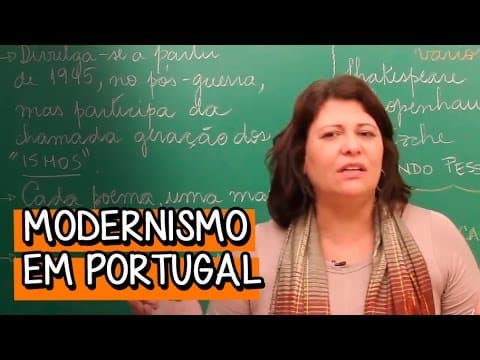 Thumbnail da aula: Modernismo em Portugal - Extensivo Português | Descomplica