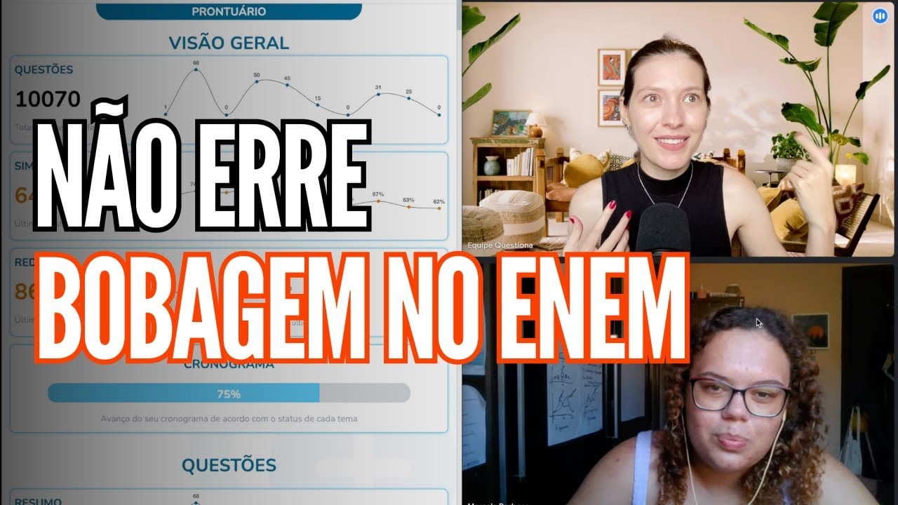 Thumbnail: CONFIANÇA é o que falta para você passar no ENEM