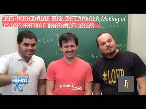 Thumbnail da aula: Proporcionalidade, Teoria dos Gases Perfeitos e Transformações Gasosas