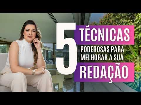 Thumbnail da aula: 5 Truques de Mestre: Como subir sua nota na Redação sem escrever mais por isso.