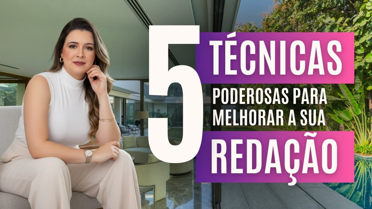 Thumbnail: 5 Truques de Mestre: Como subir sua nota na Redação sem escrever mais por isso.
