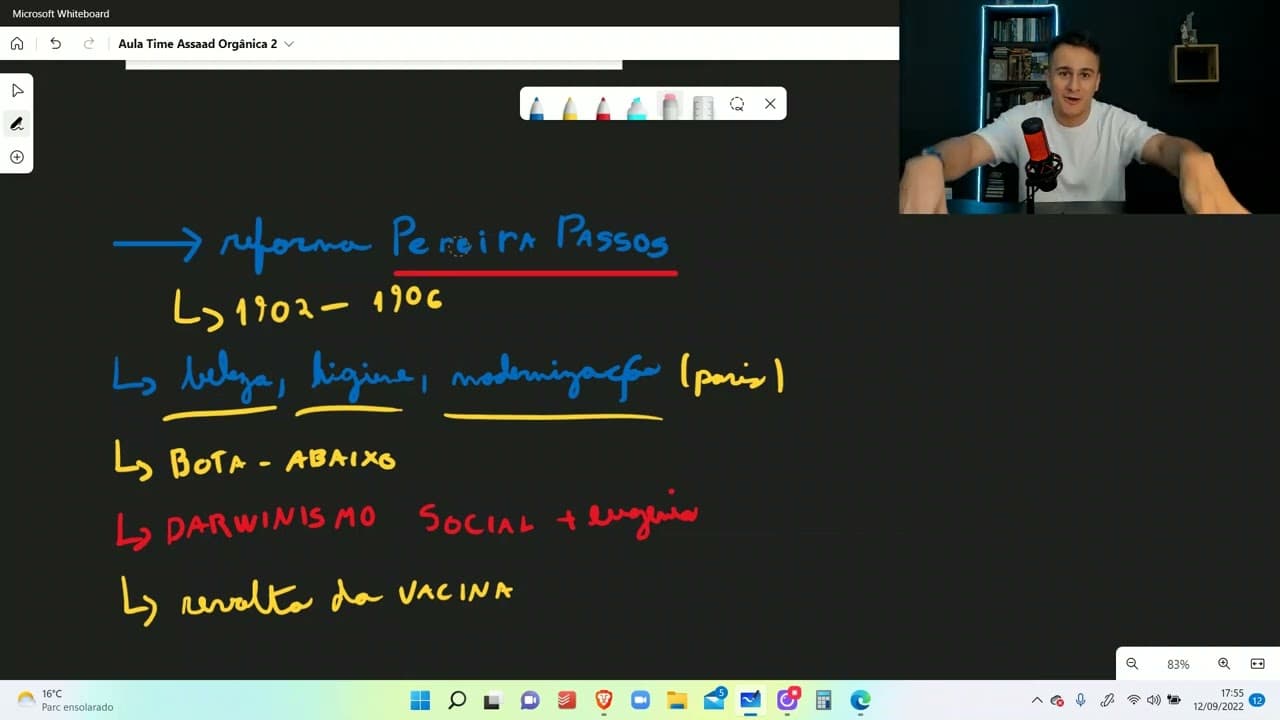 Thumbnail: Humanas a jato: ganhe +1 acerto com reformas pereira passos, revolta da vacina e modernização do RJ