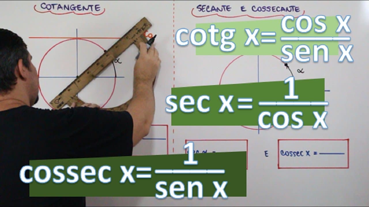 Thumbnail: COTANGENTE, SECANTE E COSSECANTE (C/ EXEMPLOS) (AULA 11/24)