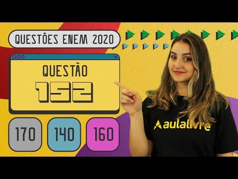 Thumbnail da aula: ENEM 2020 I Geometria Plana I Questão 152