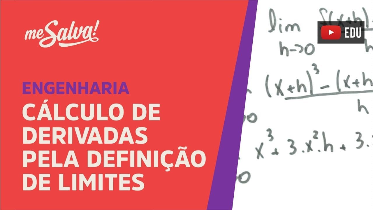 Thumbnail: Me Salva! DER03 - Calculando derivadas pela definição de limites - Exemplo 1