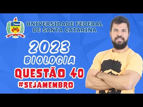 Thumbnail da aula: UFSC 2023 - Questão 40 - Um estudante do ensino médio organizou a seguinte tabela para facilitar o